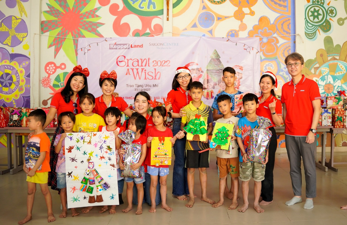 Giáng sinh năm ngoái, qua chương trình Grant A Wish, Keppel đã hiện thực hóa ước mơ của gần 300 trẻ em kém may mắn và người cao tuổi tại hai mái ấm Mai Tâm và Thiên Bình.