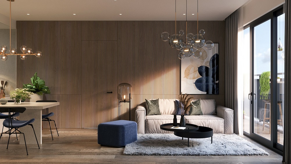 Thiết kế căn hộ với không gian sống hiện đại tại tổ hợp chung cư BerRiver Jardin