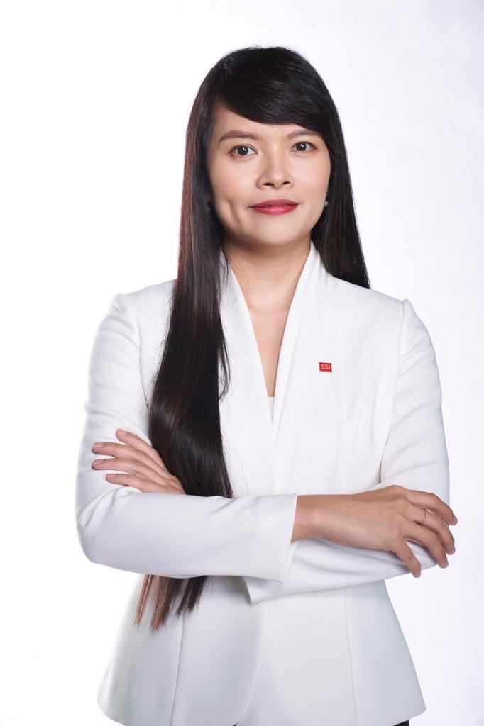 Bà Nguyễn Vũ Thùy Hương - Giám đốc Khối Nguồn vốn và Kinh doanh tài chính kiêm Giám đốc Khối Đầu tư, Công ty Cổ phần Chứng khoán SSI.