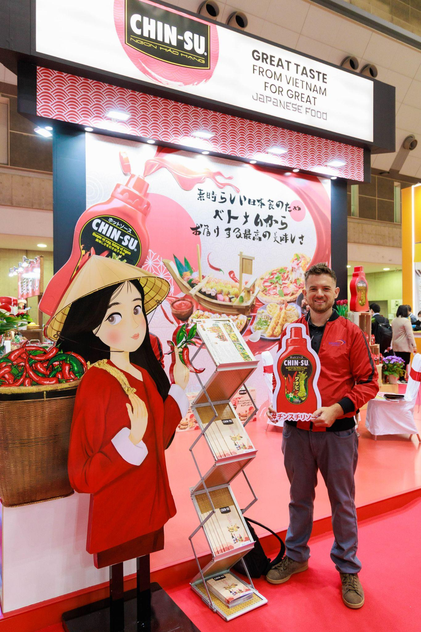 Chad Kubanoff tham gia sự kiện Foodex Nhật Bản