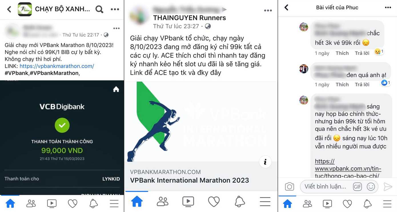 Trên các hội nhóm chạy bộ, giá BIB 99.000 đồng của VPIM 2023 là chủ đề được bàn tán sôi nổi Trên các hội nhóm chạy bộ, giá BIB 99.000 đồng của VPIM 2023 là chủ đề được bàn tán sôi nổi