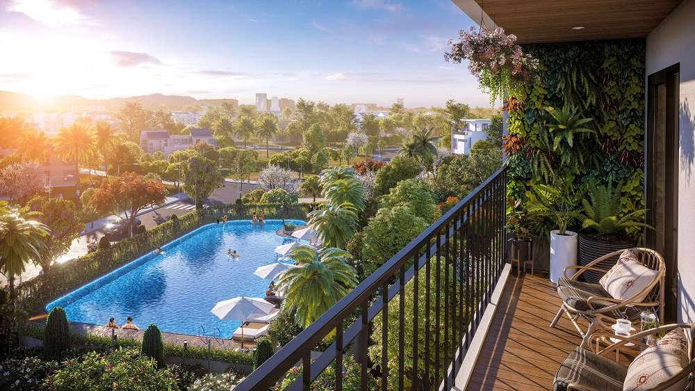 Không gian thoáng đãng và thiết kế hiện đại tại căn hộ của BerRiver Jardin