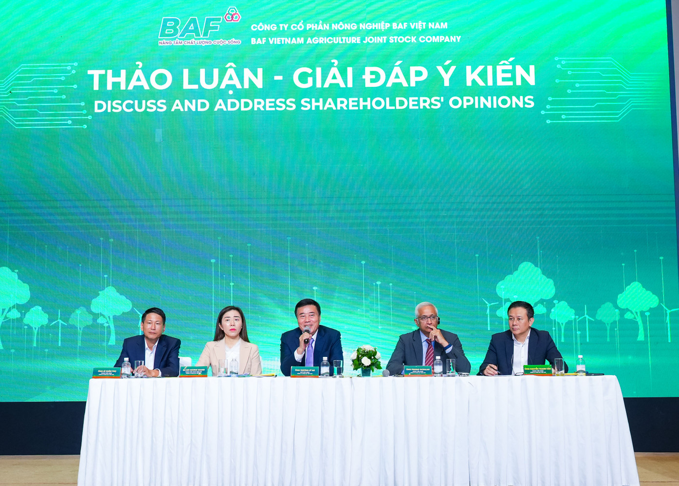 Đại hội đồng cổ đông thường niên BAF được tổ chức với sự tham dự của đông đảo đối tác, cổ đông.