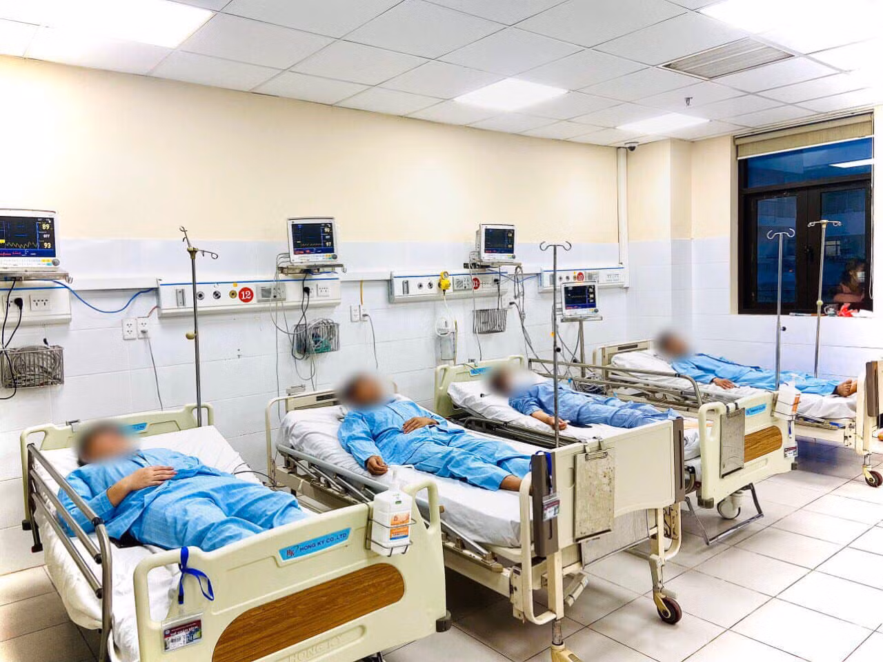 4 bệnh nhân trong cùng một gia đình bị ngộ độc nấm rừng đang điều trị tại Bệnh viện Đa khoa tỉnh Hòa Bình. 4 bệnh nhân trong cùng một gia đình bị ngộ độc nấm rừng đang điều trị tại Bệnh viện Đa khoa tỉnh Hòa Bình.