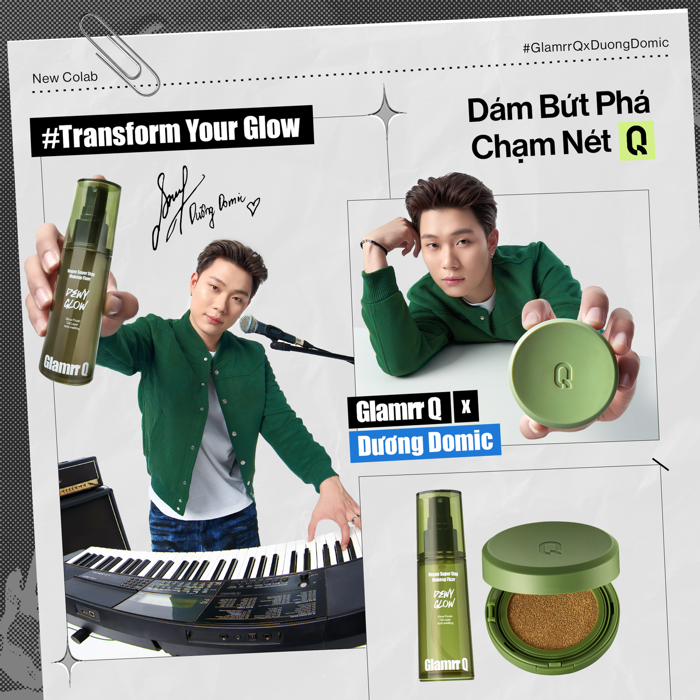 Glamrr Q công bố màn kết hợp đầy ấn tượng cùng Anh Trai Dương Domic