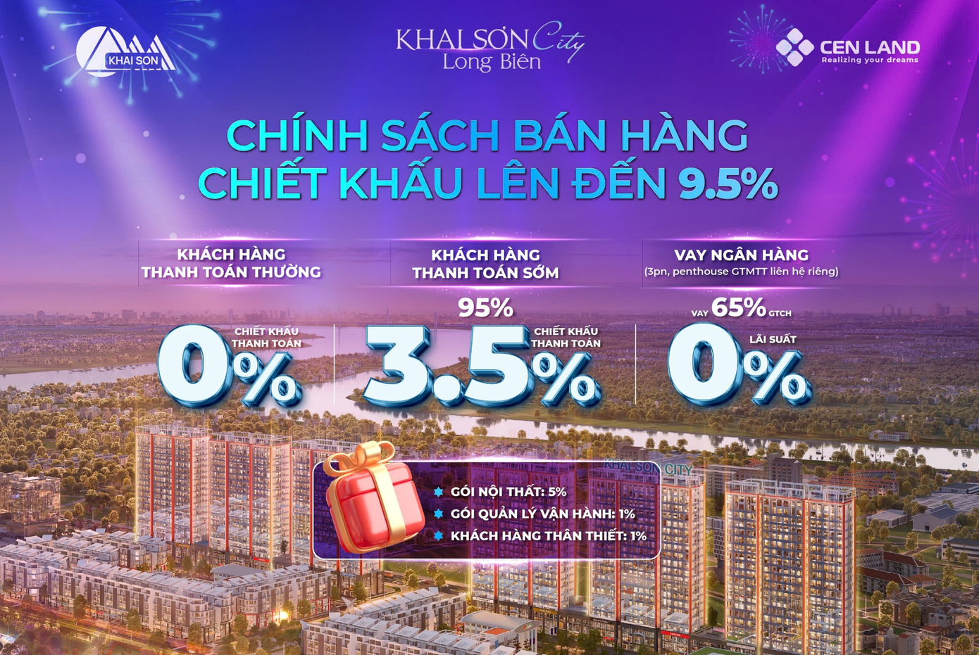 Khai Sơn City tung loạt ưu đãi hấp dẫn dịp cuối năm