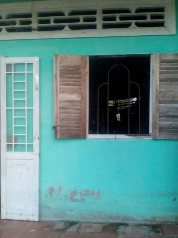 Một góc ngôi nhà mà gia đình Vân Anh sinh sống tại Sóc Trăng.