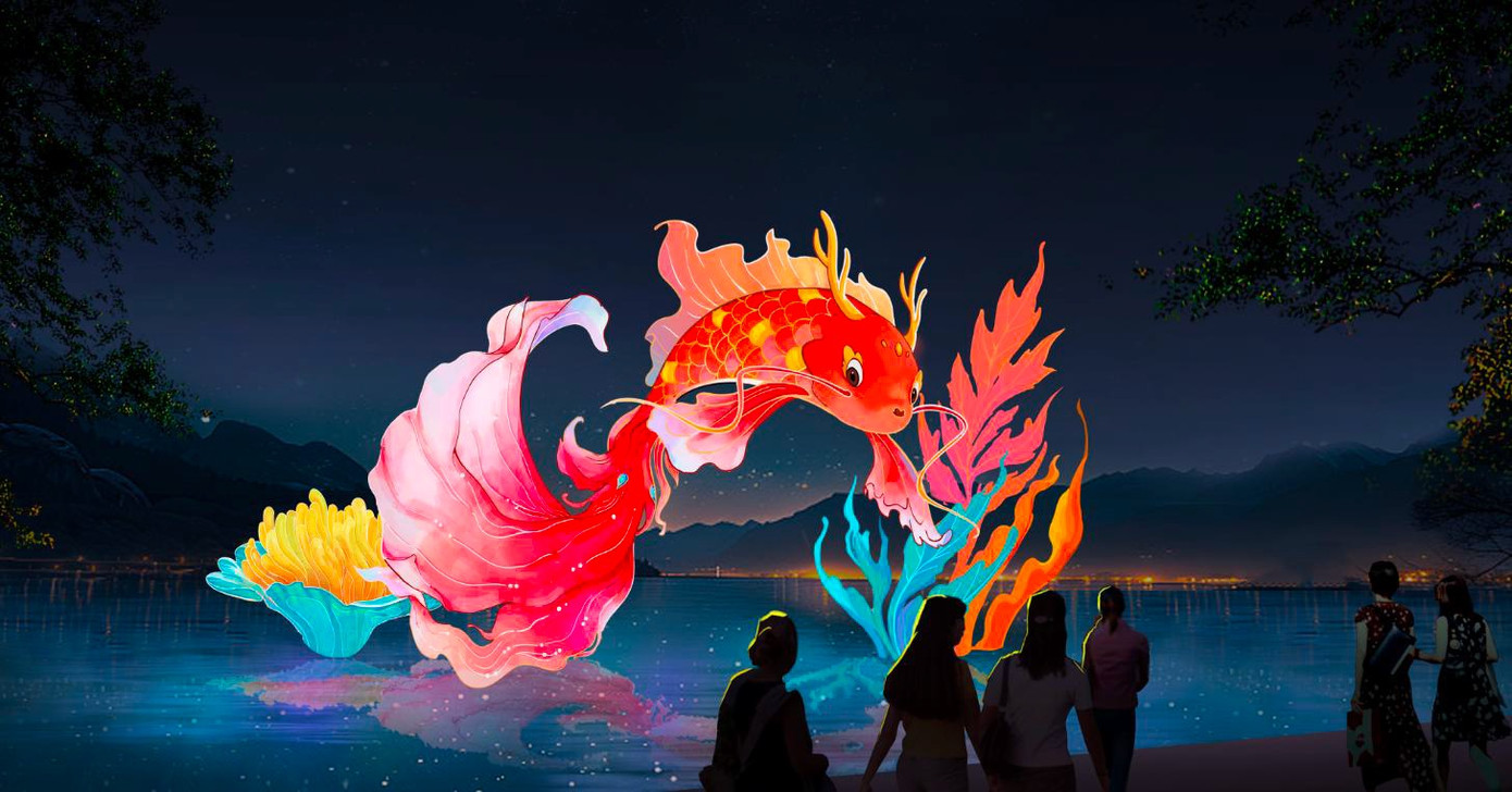 Lễ hội Đèn lồng Quốc tế Ocean - Ánh sáng phương Đông mang đến cho du khách cơ hội thưởng thức các tác phẩm đèn lồng độc đáo có 1-0-2 (Nguồn: Shanghai Yuyuan Huadeng Culture and Creativity) Lễ hội Đèn lồng Quốc tế Ocean - Ánh sáng phương Đông mang đến cho du khách cơ hội thưởng thức các tác phẩm đèn lồng độc đáo có 1-0-2 (Nguồn: Shanghai Yuyuan Huadeng Culture and Creativity)