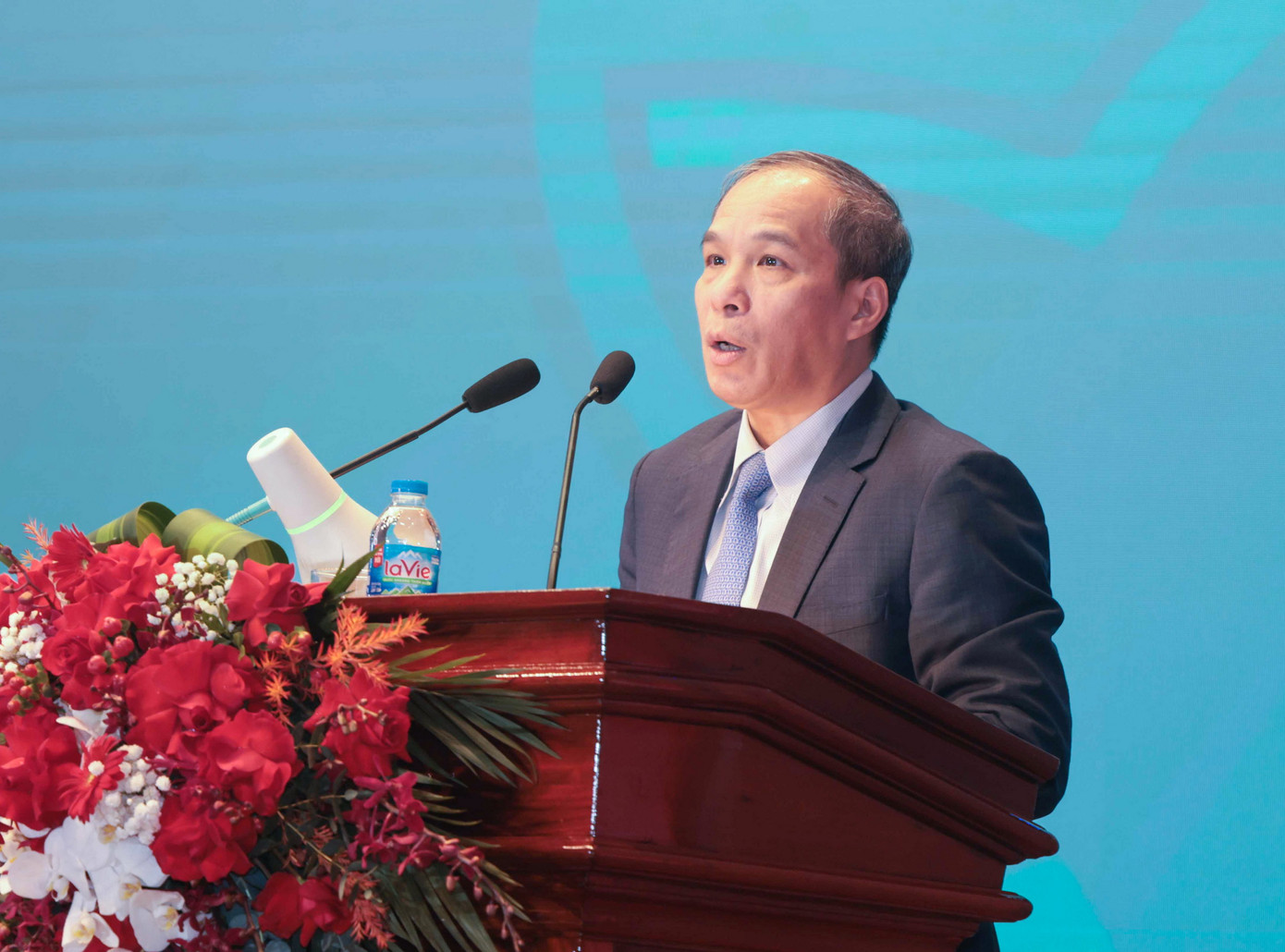 Phó Thống đốc NHNN Đoàn Thái Sơn phát biểu chỉ đạo tại hội nghị