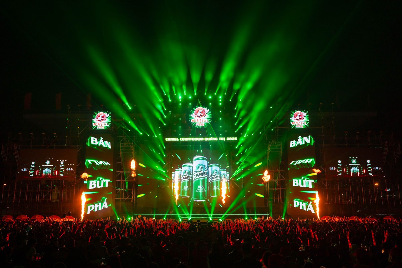 Người dân Quảng Trị đã có một đêm chào năm mới không thể nào quên (Ảnh: Camel Beer) Người dân Quảng Trị đã có một đêm chào năm mới không thể nào quên (Ảnh: Camel Beer)