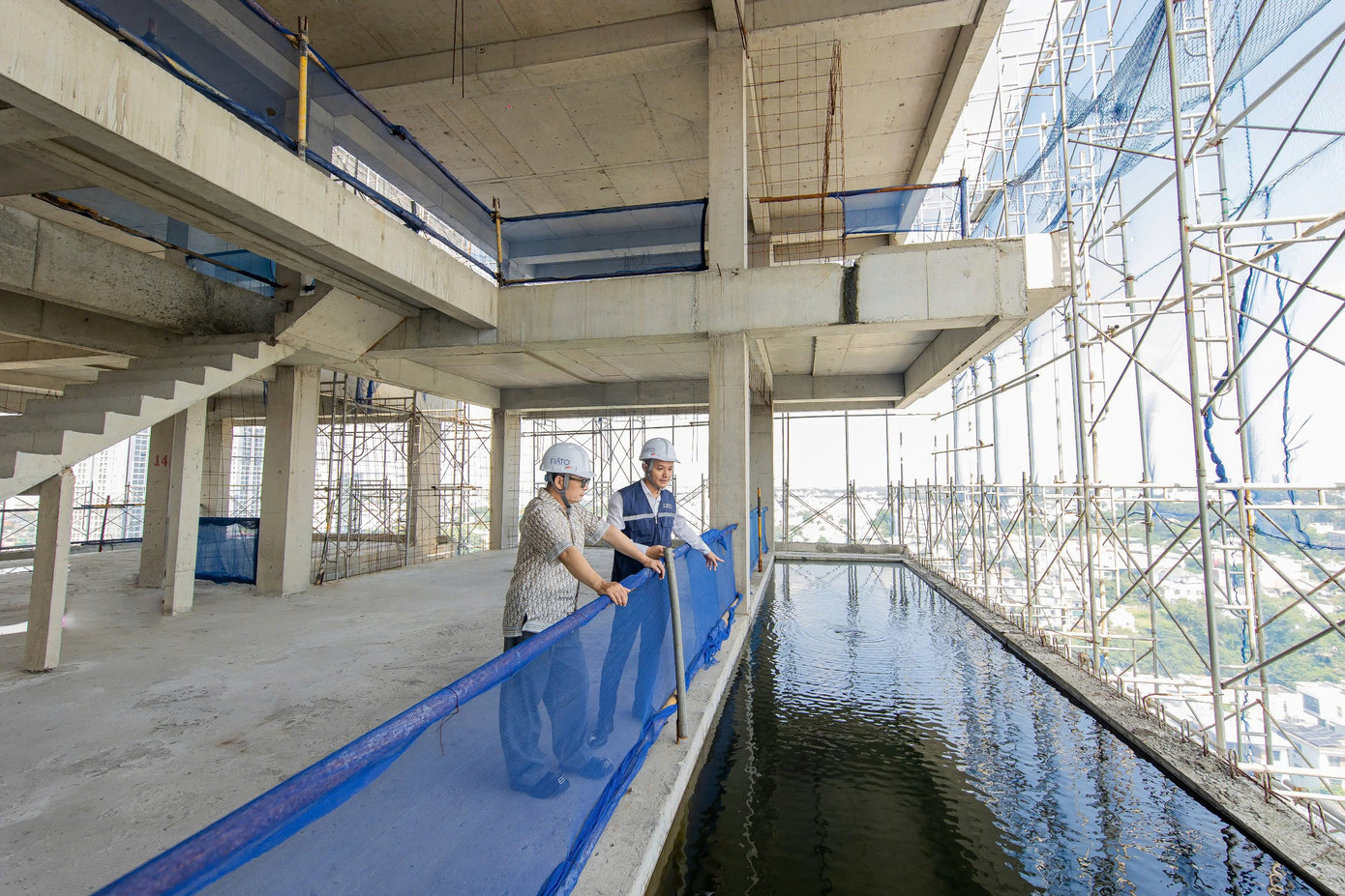 Penthouse được thiết kế tại tầng cao nhất của mỗi tòa nhà mang đến tầm nhìn toàn cảnh mãn nhãn