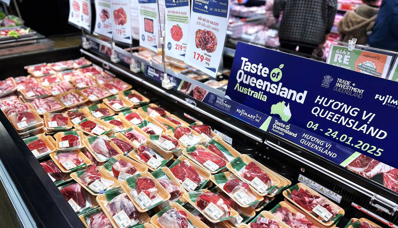 Chương trình ưu đãi tới ngày 24/01/2025 mang lại cơ hội mua thịt bò Úc chất lượng cao, tiết kiệm chi phí cho dịp Tết Nguyên Đán.