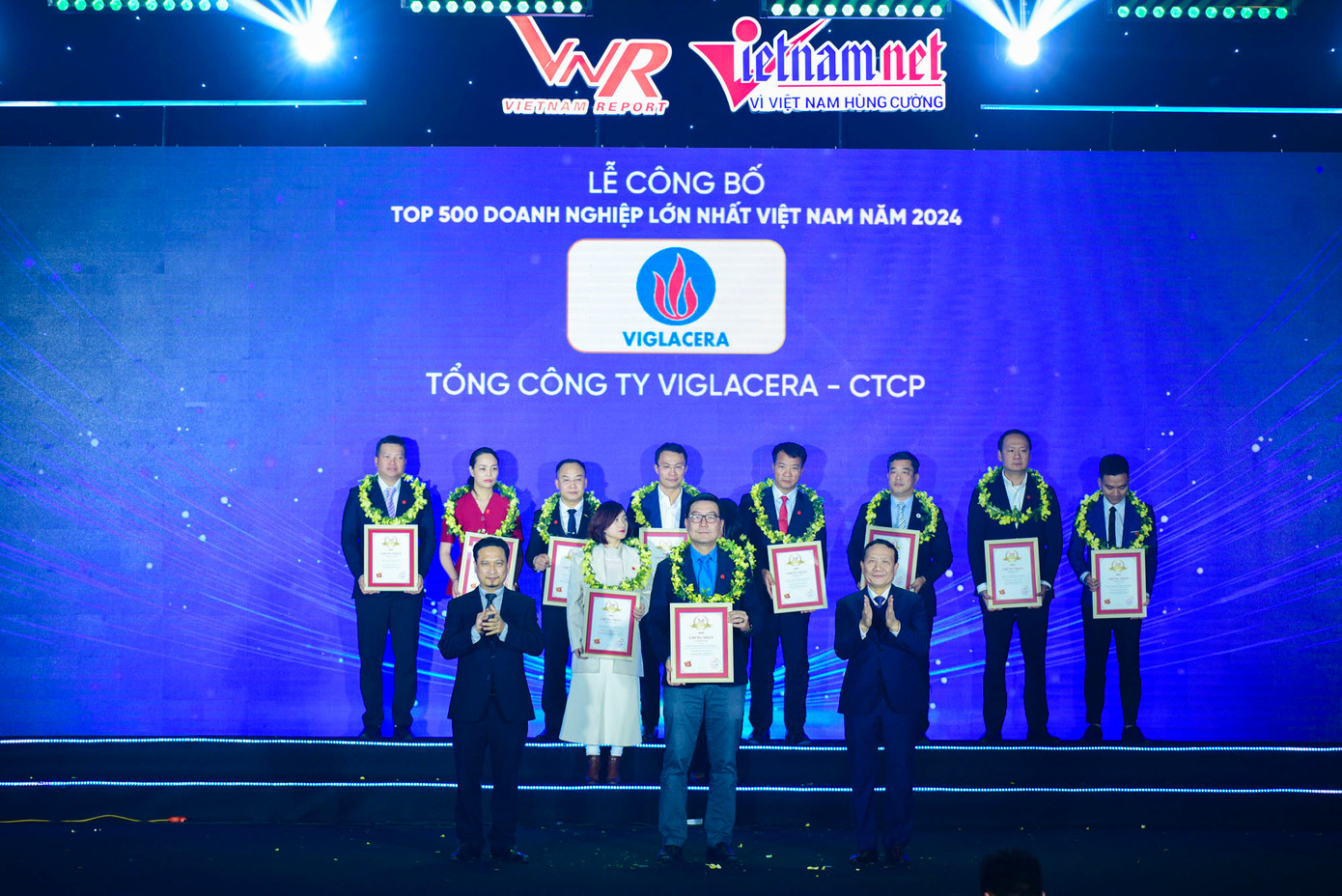 Nhiều năm liền, Tổng công ty Viglacera - CTCP đều có mặt trong Bảng xếp hạng VNR500.