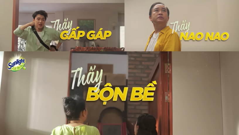 Capture từ MV cảnh mọi người nhốn nháo, nhà cửa lộn xộn