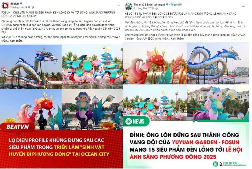 Lễ hội Ánh sáng phương Đông tại Ocean City là chủ đề chiếm sóng mạng xã hội những ngày qua