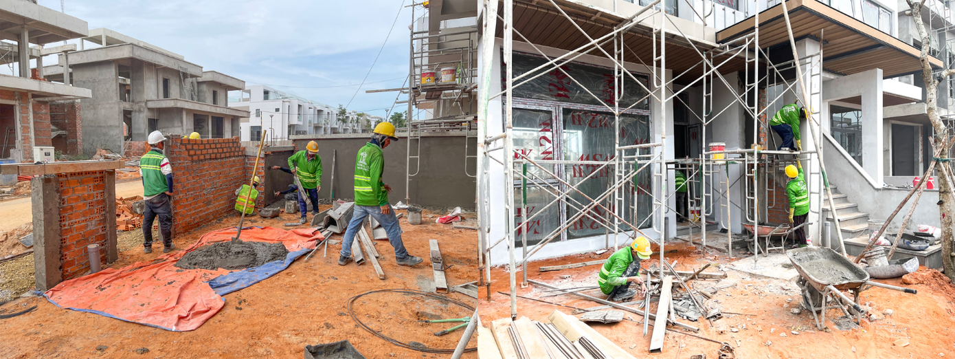 Phân khu Golf Villas - NovaWorld Phan Thiet được đẩy nhanh tiến độ, đảm bảo chất lượng và hoàn thiện đúng kế hoạch.