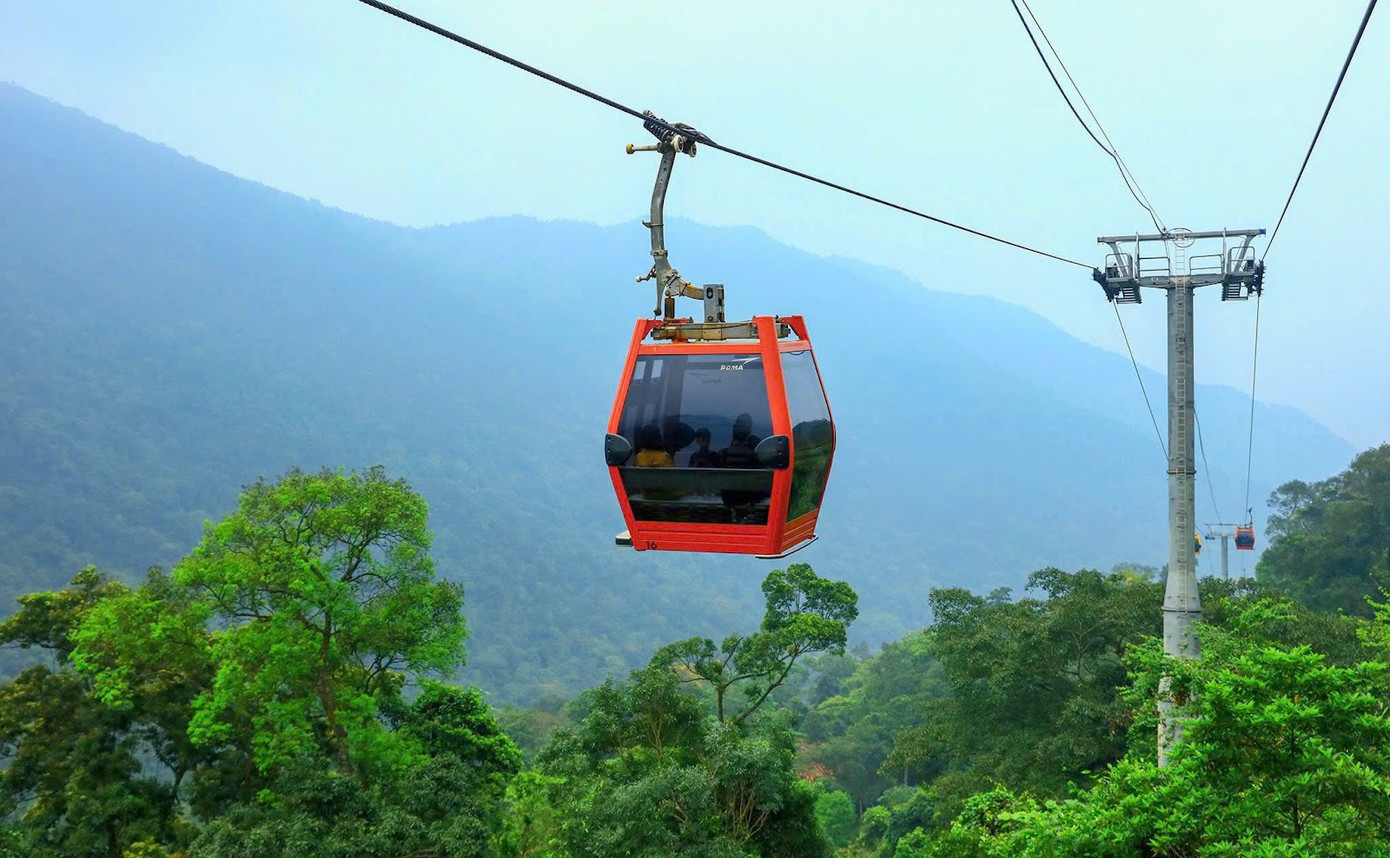 Cáp treo Tây Thiên góp phần nâng cao chất lượng dịch vụ và thu hút đông đảo du khách đến với Tây Thiên dịp đầu năm