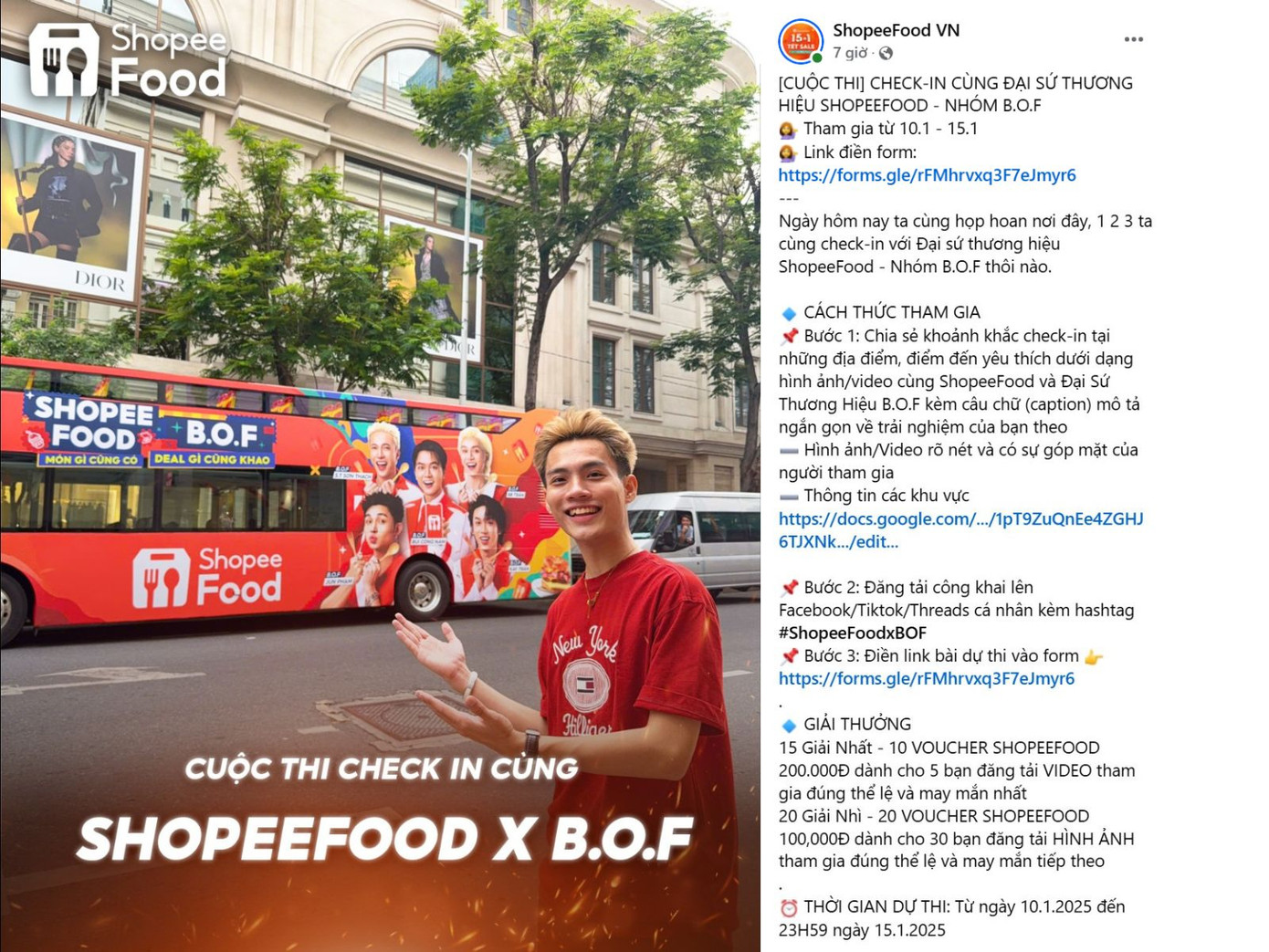 Những video may mắn nhất sẽ có cơ hội nhận voucher giảm đến 200.000 đồng siêu giá trị từ ShopeeFood!