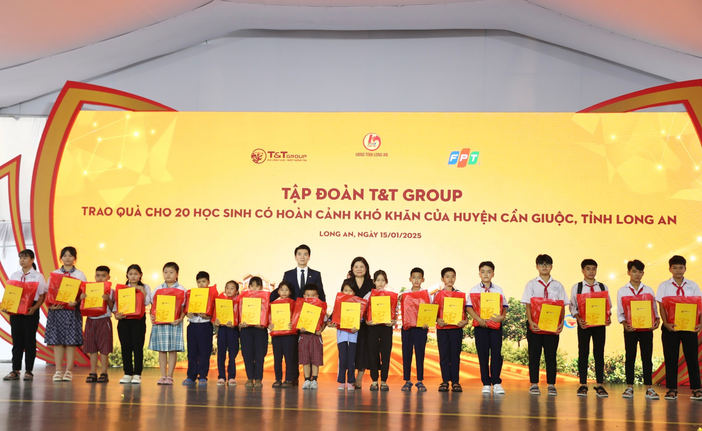 T&amp;T Group luôn đồng hành cùng các địa phương trong công tác an sinh xã hội, trong đó có tỉnh Long An.