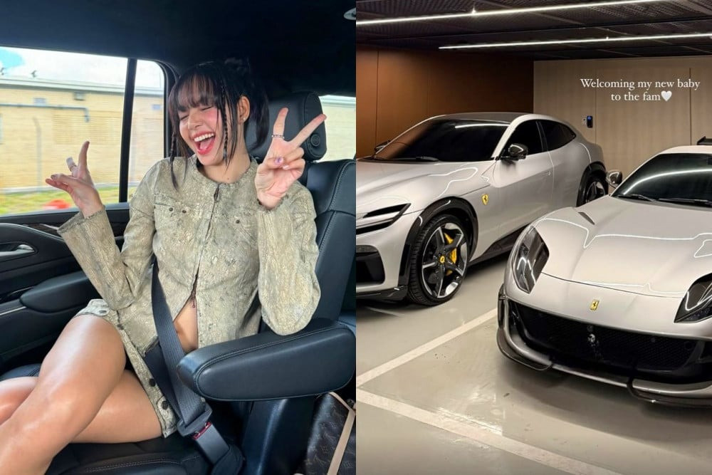 Lisa mới bổ sung thêm vào bộ sưu tập siêu xe của mình một chiếc Ferrari. Lisa mới bổ sung thêm vào bộ sưu tập siêu xe của mình một chiếc Ferrari.