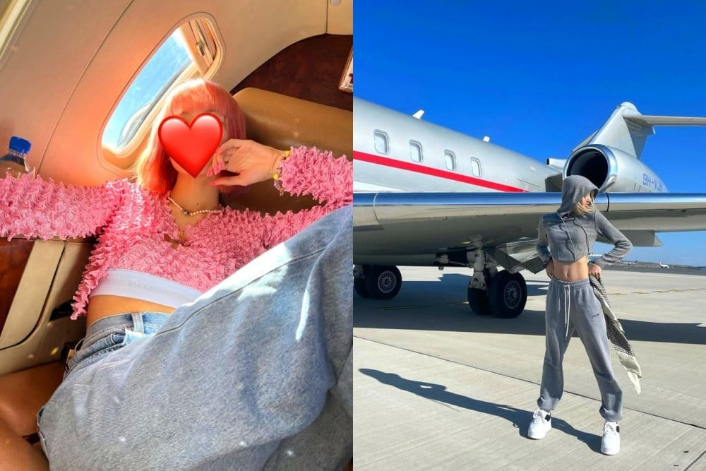 Lisa khoe đi chuyên cơ riêng trên mạng xã hội. Lisa khoe đi chuyên cơ riêng trên mạng xã hội.