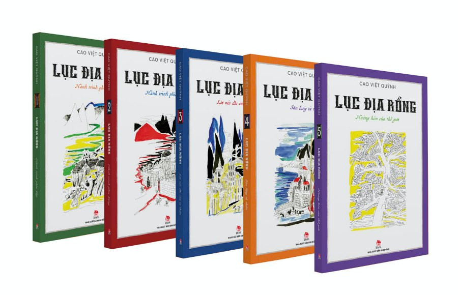 "Lục Địa Rồng" gồm 5 tập với chủ đề fantasy và sci-fi. "Lục Địa Rồng" gồm 5 tập với chủ đề fantasy và sci-fi.