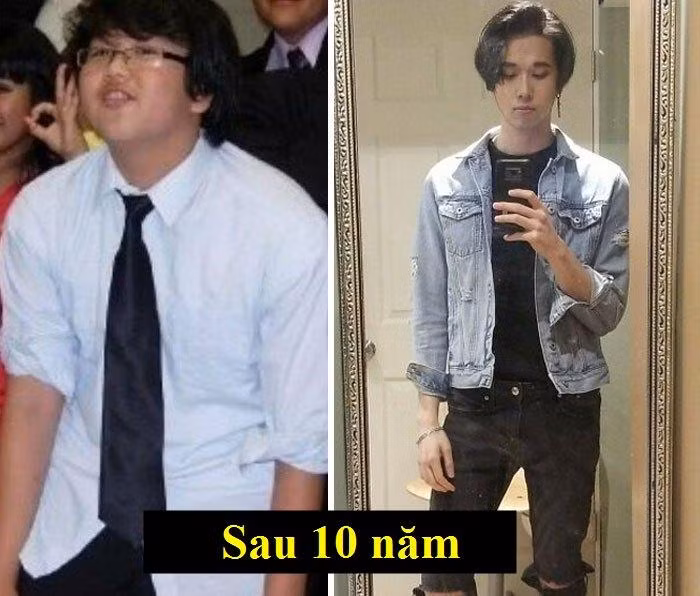 Trước khi trở thành nam thần, anh ấy từng có thời cực kì mũm mĩm.
