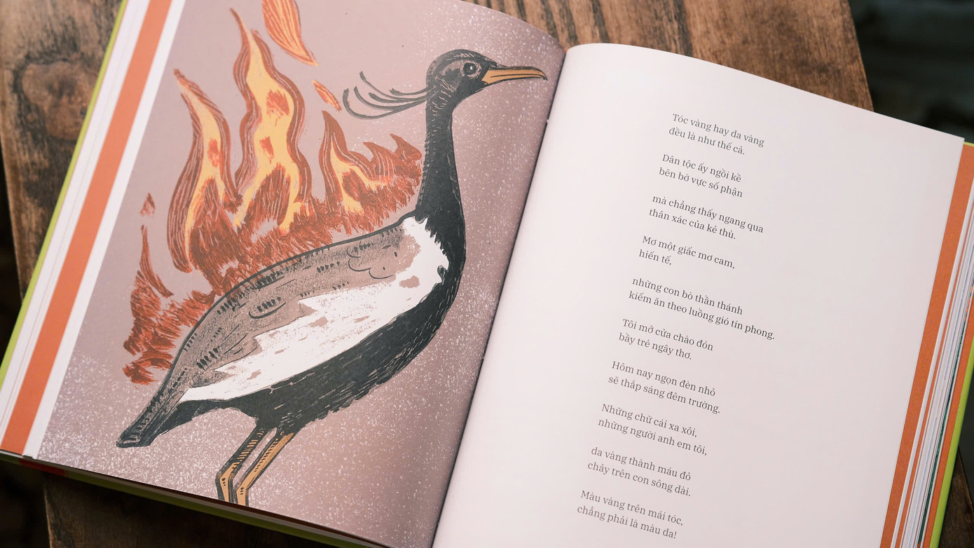 Cùng Việt Nam đã được 6 họa sĩ Tây Ban Nha và 6 họa sĩ Việt Nam vẽ minh họa mới.