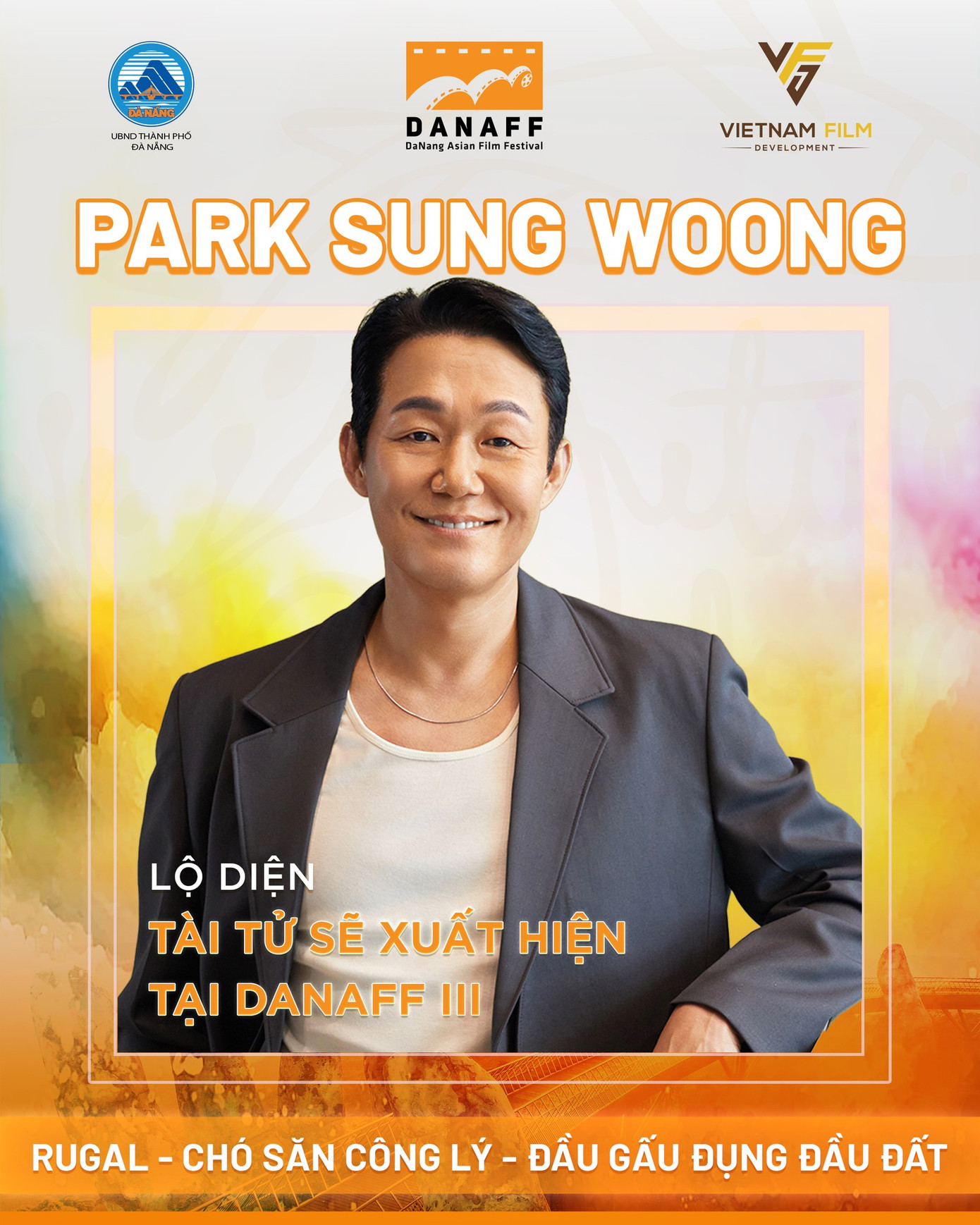 "Ông chú" Park Sung Woong đã sẵn sàng gặp các khán giả Đà Nẵng.