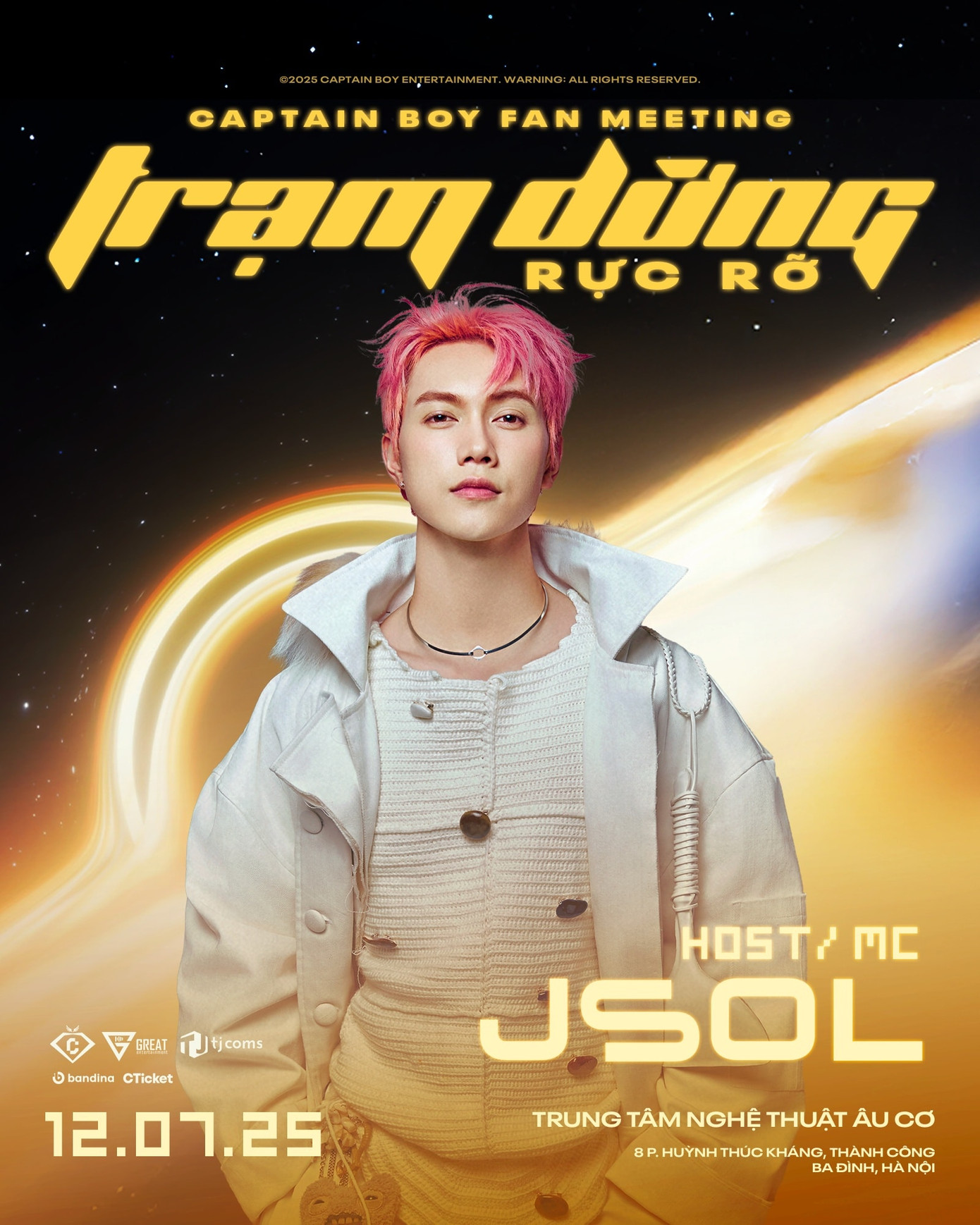 JSOL là "thuyền phó" sẽ cùng "thuyền trưởng" Captain Boy dong thuyền ra khơi.