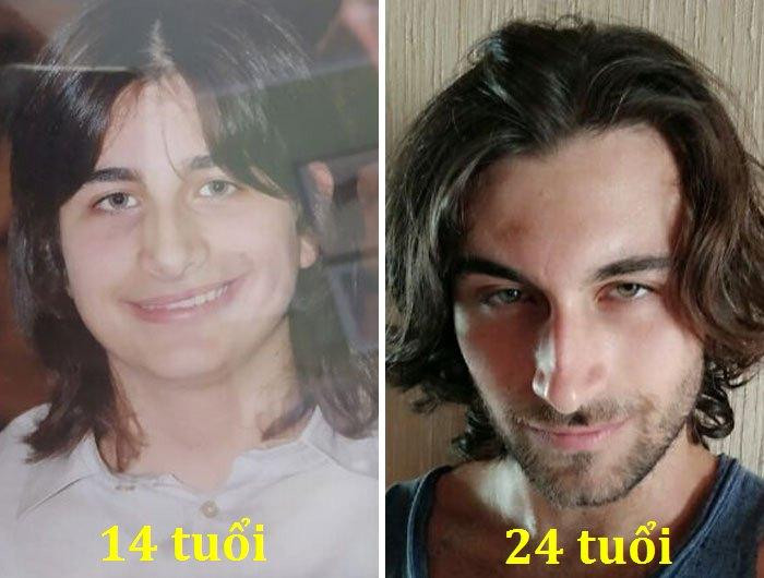 Sau 10 năm, gương mặt chàng trai này đã góc cạnh và cuốn hút hơn nhiều. Sau 10 năm, gương mặt chàng trai này đã góc cạnh và cuốn hút hơn nhiều.