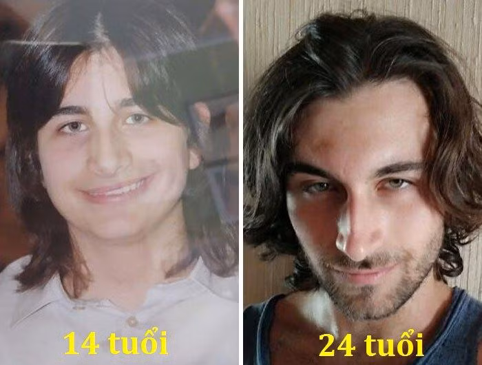 Sau 10 năm, gương mặt chàng trai này đã góc cạnh và cuốn hút hơn nhiều.
