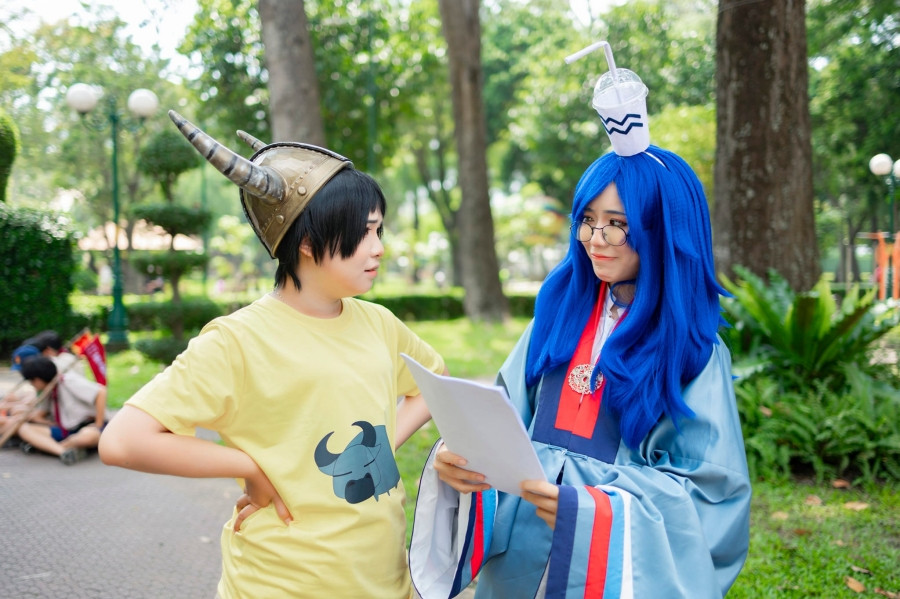 Nhân vật truyện tranh Lớp Học Mật Ngữ bước ra đời thực: Giống bản gốc đến ngỡ ngàng ảnh 14