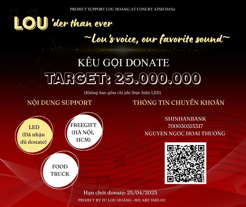 We Are SmiLou sẽ "chốt đơn" cho project tiếp ứng ATSH D-6 vào ngày 25/4.