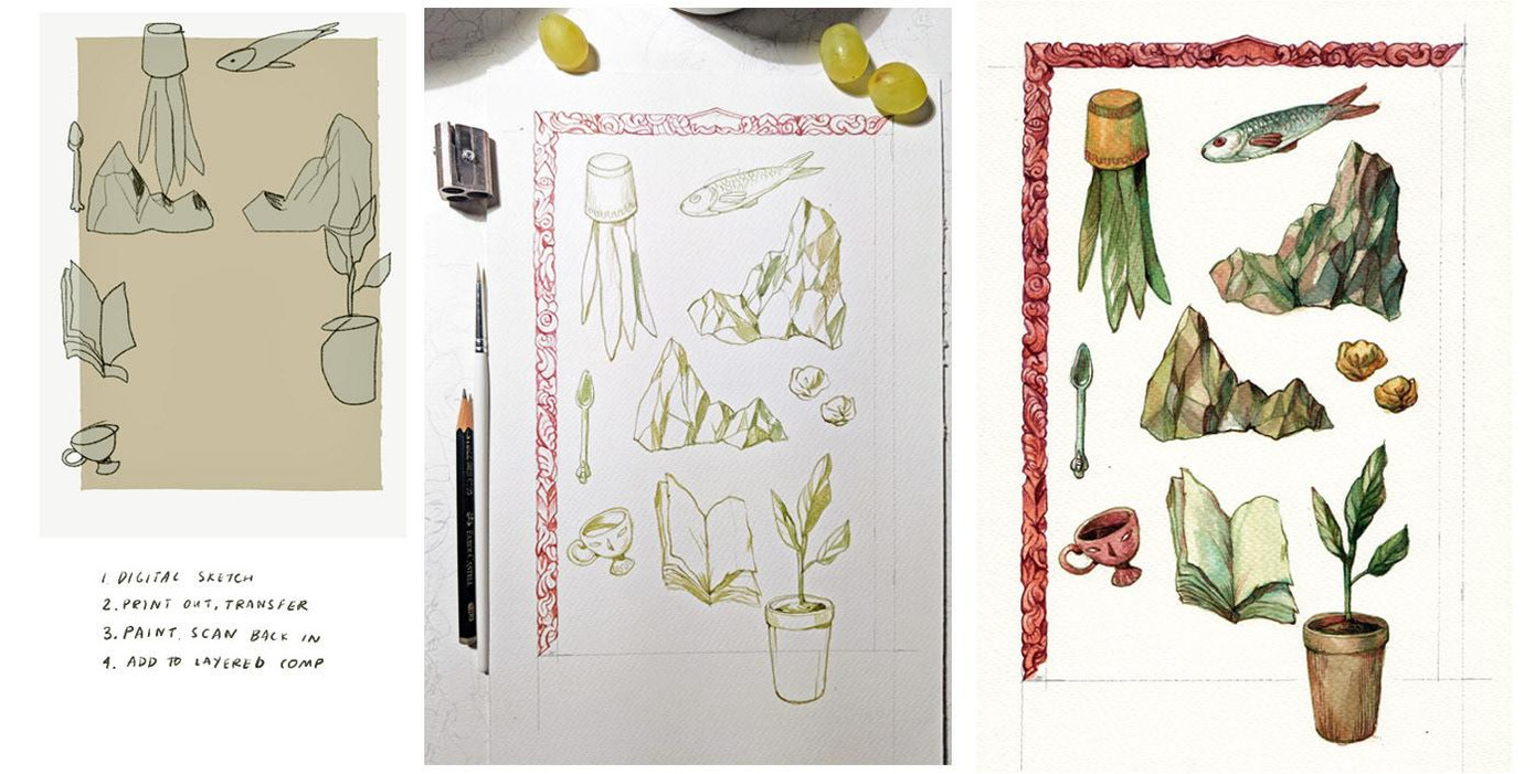 Quá trình tự tạo hình cho tới khi lên màu của một số chi tiết Quá trình tự tạo hình cho tới khi lên màu của một số chi tiết