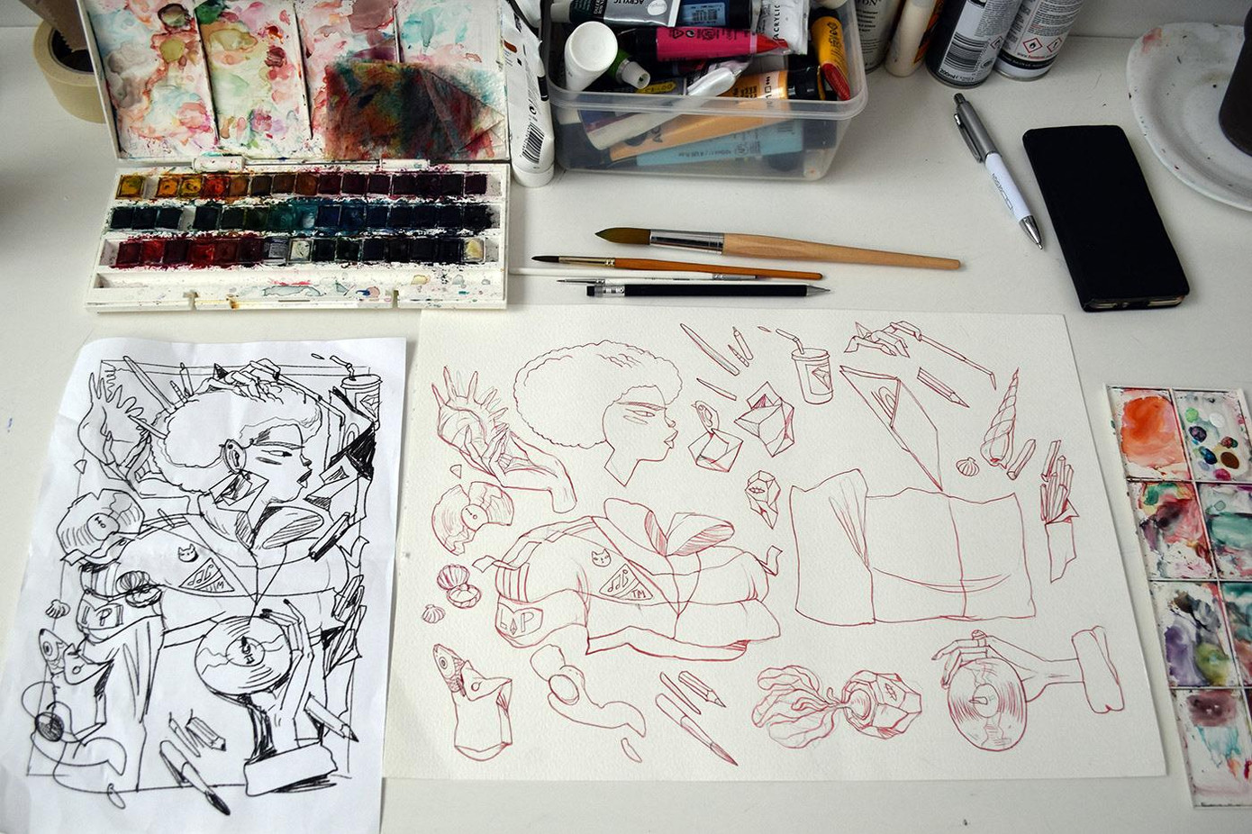 Những nét phác thảo ban đầu Những nét phác thảo ban đầu