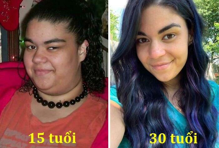 Giảm cân luôn khiến chúng ta trẻ ra, cô gái này chính là một minh chứng sống. Giảm cân luôn khiến chúng ta trẻ ra, cô gái này chính là một minh chứng sống.