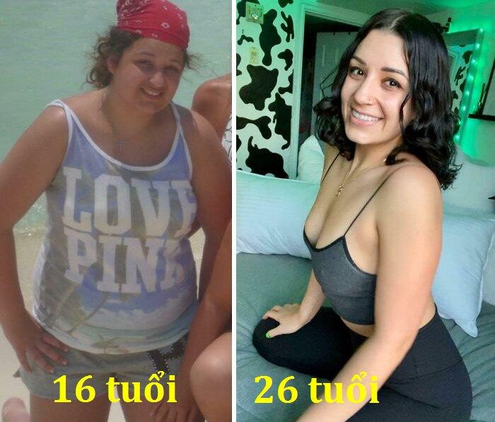 Năm 16 tuổi, cô ấy đã nghĩ mình sẽ ế tới tận 40 tuổi. Nhưng chỉ 10 năm sau, cô nàng đã đẹp hơn bội phần. Năm 16 tuổi, cô ấy đã nghĩ mình sẽ ế tới tận 40 tuổi. Nhưng chỉ 10 năm sau, cô nàng đã đẹp hơn bội phần.