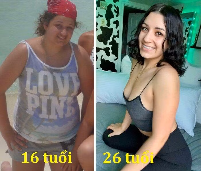 Năm 16 tuổi, cô ấy đã nghĩ mình sẽ ế tới tận 40 tuổi. Nhưng chỉ 10 năm sau, cô nàng đã đẹp hơn bội phần.
