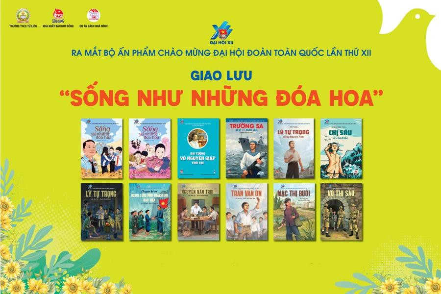 Các cuốn sách trong bộ sách ra mắt nhân dịp chào mừng Đại hội Đoàn toàn quốc lần thứ XII. Ảnh: Kim Đồng Các cuốn sách trong bộ sách ra mắt nhân dịp chào mừng Đại hội Đoàn toàn quốc lần thứ XII. Ảnh: Kim Đồng
