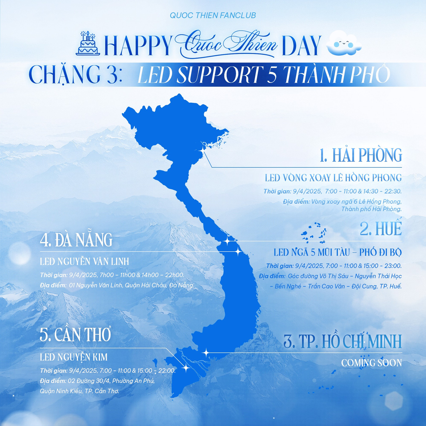 Bảng LED sắp sáng bừng, các fan của "dì Lệ" nhớ check-in nhé! Bảng LED sắp sáng bừng, các fan của "dì Lệ" nhớ check-in nhé!