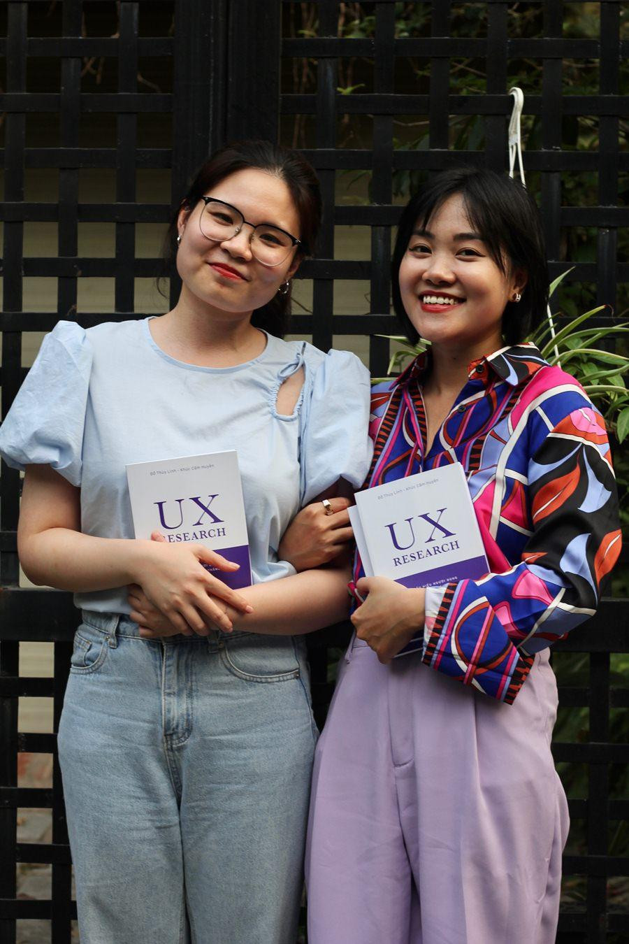 Hai tác giả - chuyên gia về UX Khúc Cẩm Huyên và Đỗ Thùy Linh