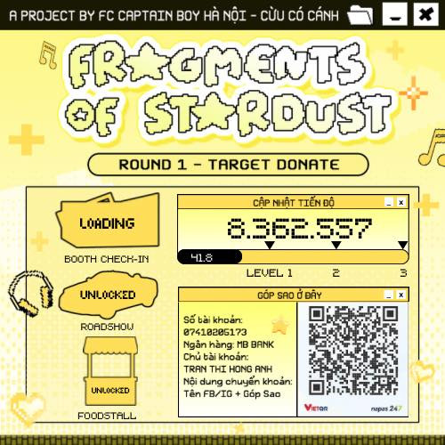 "Fragments of Stardust" - là dự án "góp sao" của Cừu Có Cánh Hà Nội.