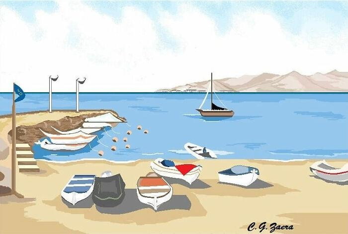 Trên tường nhà Instagram, cụ Concha chia sẻ: “Tôi là một cụ bà 90 tuổi. Tôi thích vẽ bằng chương trình Paint. Và trên hết là được ở cạnh gia đình và những người bạn”. Có vẻ như tiểu sử này được cụ Concha viết vào năm ngoái, vì giờ cụ đã bước sang tuổi 91 rồi (cụ Concha sinh năm 1930).