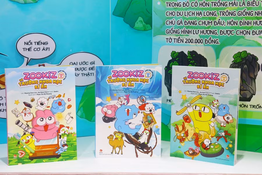 3 tập đầu tiên của bộ truyện tranh "Zookiz và Trường Khoa Học Bí Ẩn" đã ra mắt độc giả tween.