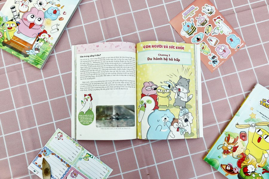 Ở cuối mỗi chương trong "Zookiz và Trường Khoa Học Bí Ẩn" đều có các kiến giải mở rộng Ở cuối mỗi chương trong "Zookiz và Trường Khoa Học Bí Ẩn" đều có các kiến giải mở rộng