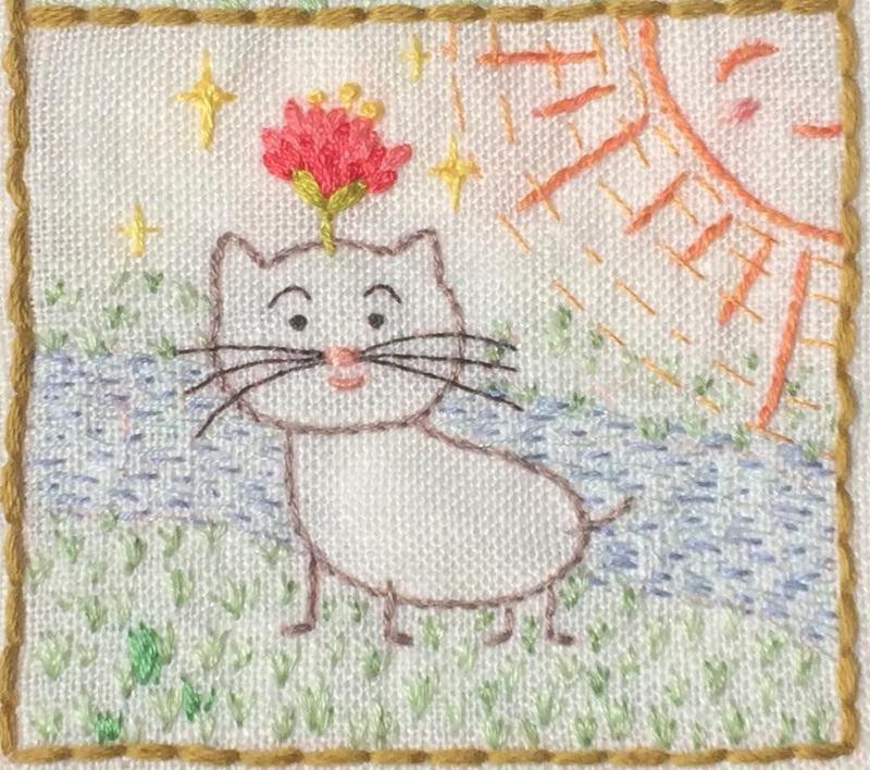 Nhân vật chú mèo sinh ra từ hoa tulip trong câu chuyện mà Konekono Kitsune vẫn luôn ấp ủ hoàn thành.