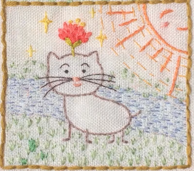Nhân vật chú mèo sinh ra từ hoa tulip trong câu chuyện mà Konekono Kitsune vẫn luôn ấp ủ hoàn thành.