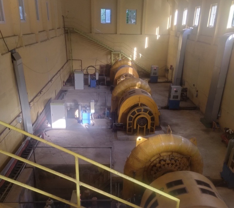 Hình ảnh bên trong nhà máy thủy điện Suối Mu. Ảnh: ĐT