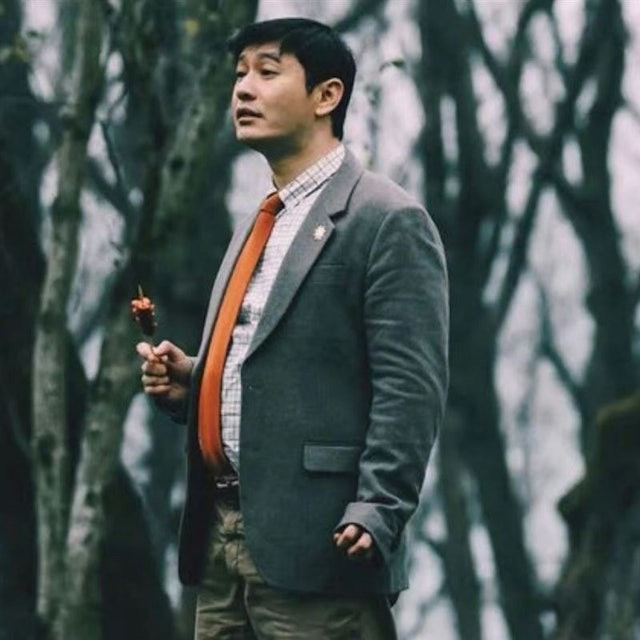 Tạo hình của Huỳnh Hiểu Minh trong phim Sunshine Club.